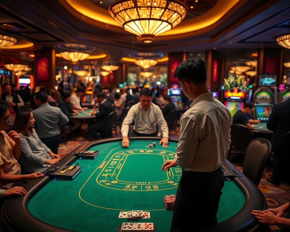 Perbedaan Meja Dealer Asia vs Eropa di Casino Pingpong